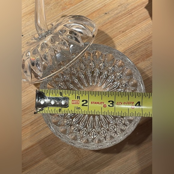 Gorham Crystal Apple Box / Trinket Dish w/ Lid GREAT FOR TEACHER - Picture 4 of 4